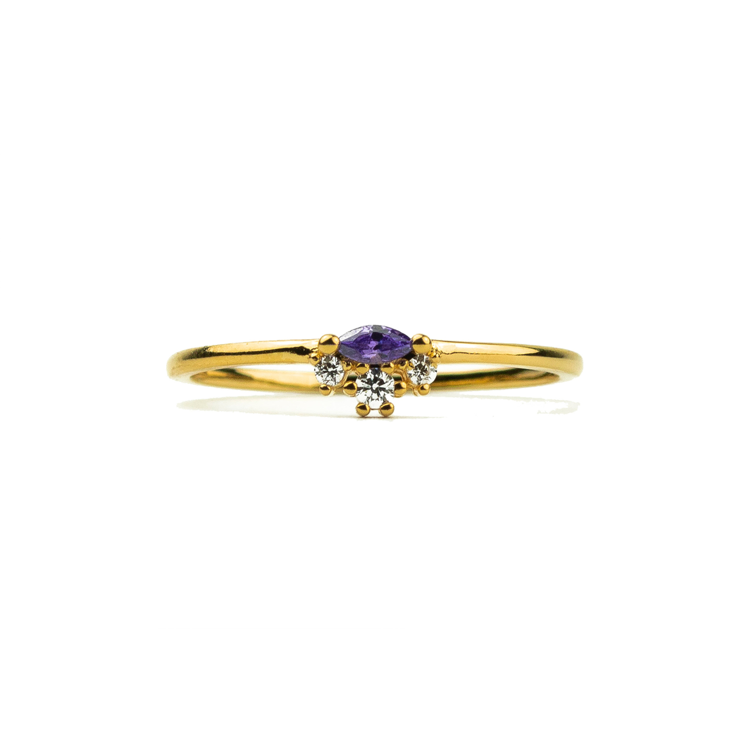 Choosing Peace Amethyst Ring