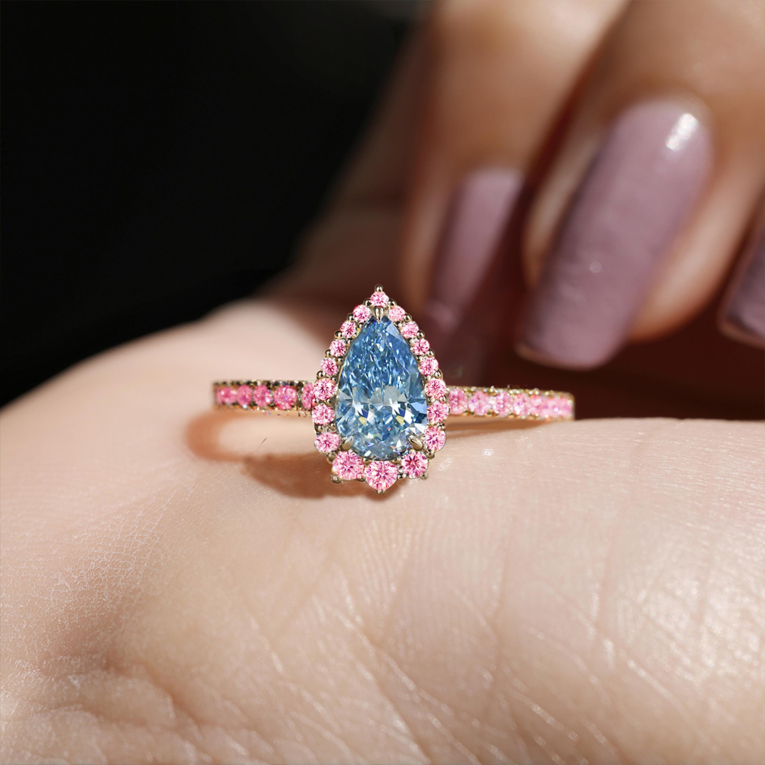 Carried With Love Teardrop Ring