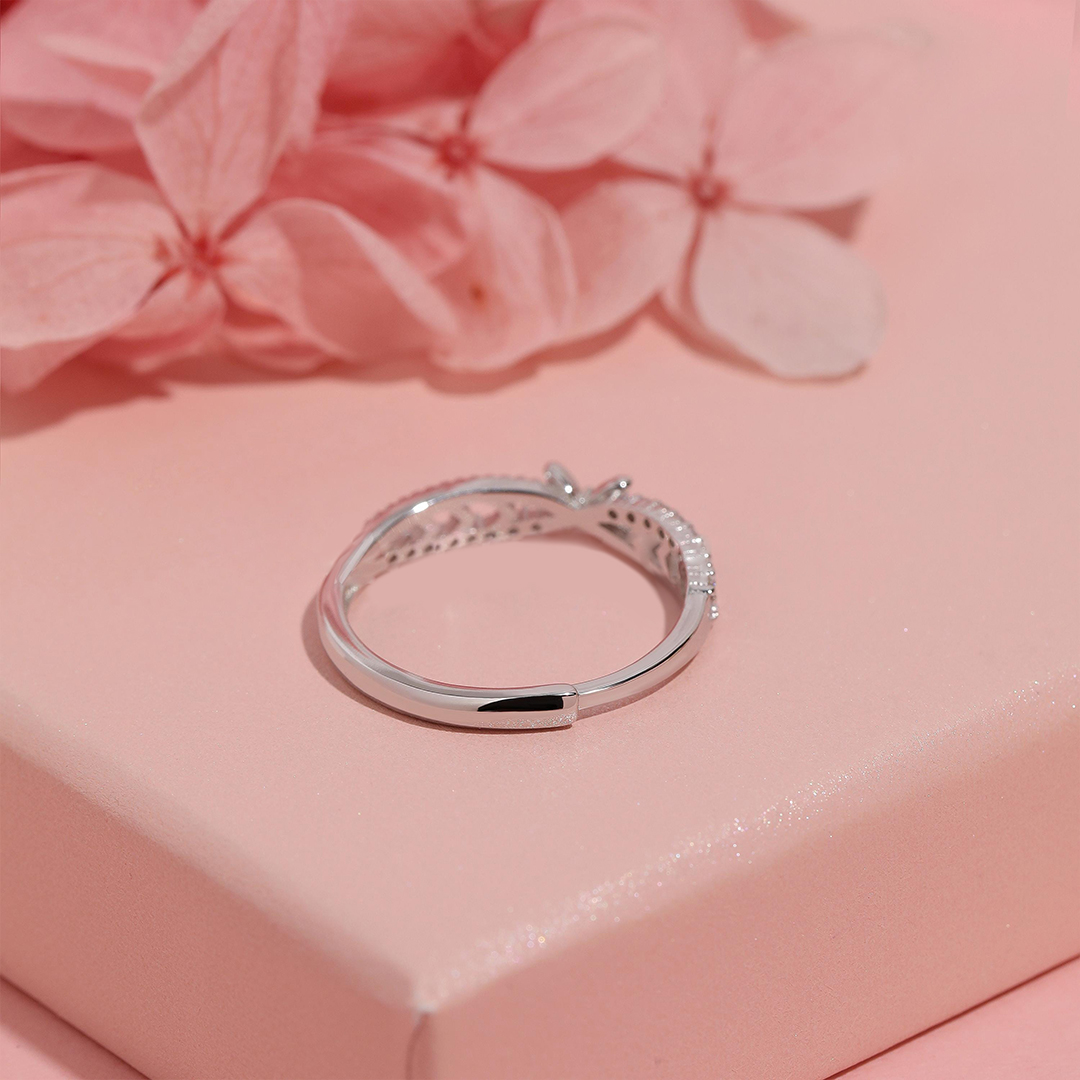 To Me From Me Butterfly Twist Band Ring