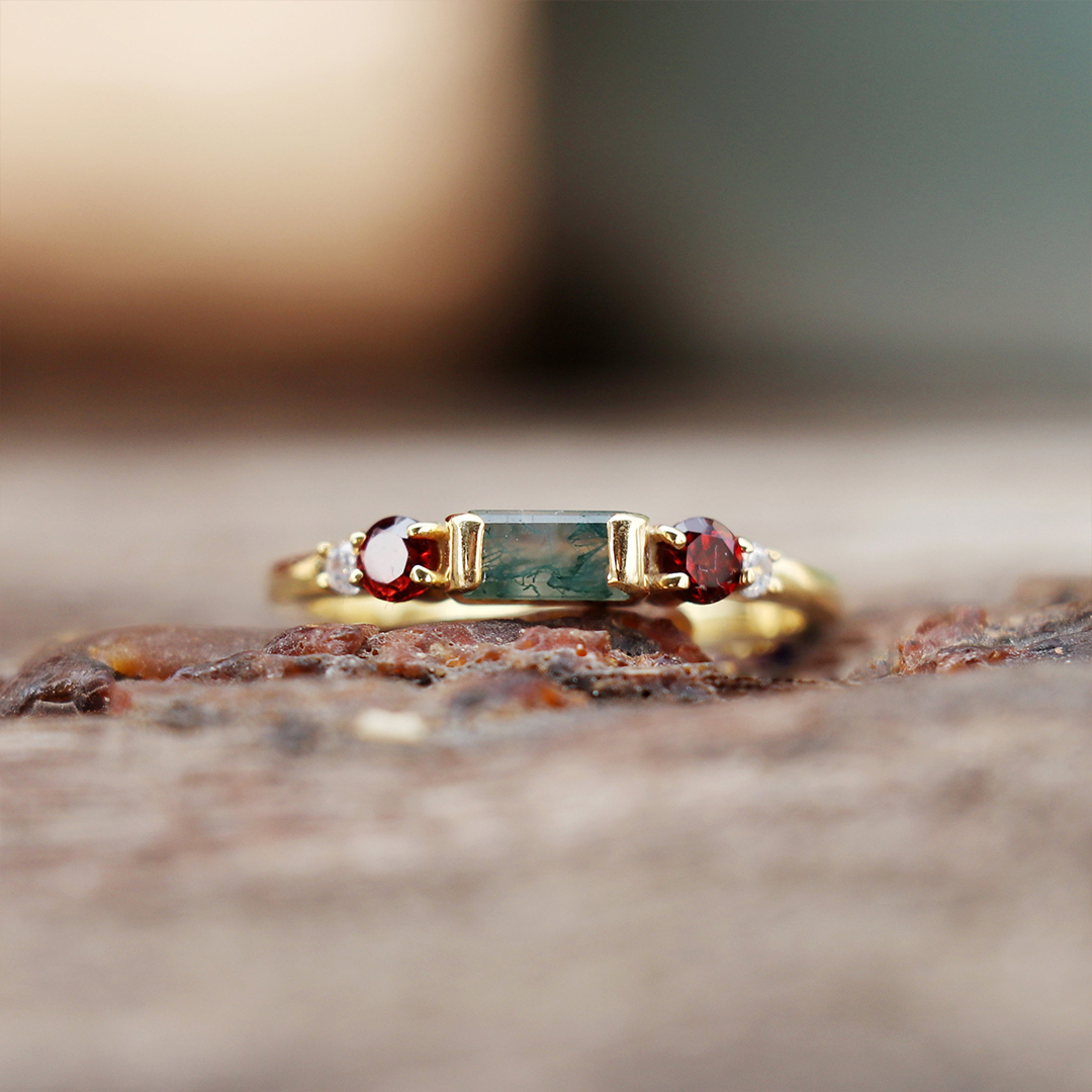 To Me From Me Agate Ring