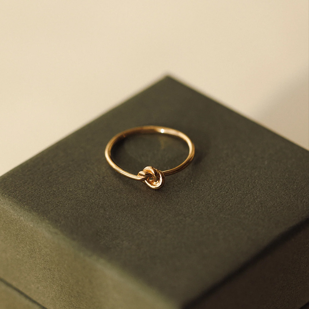 Mother & Daughter Eternal Bond Knot Ring