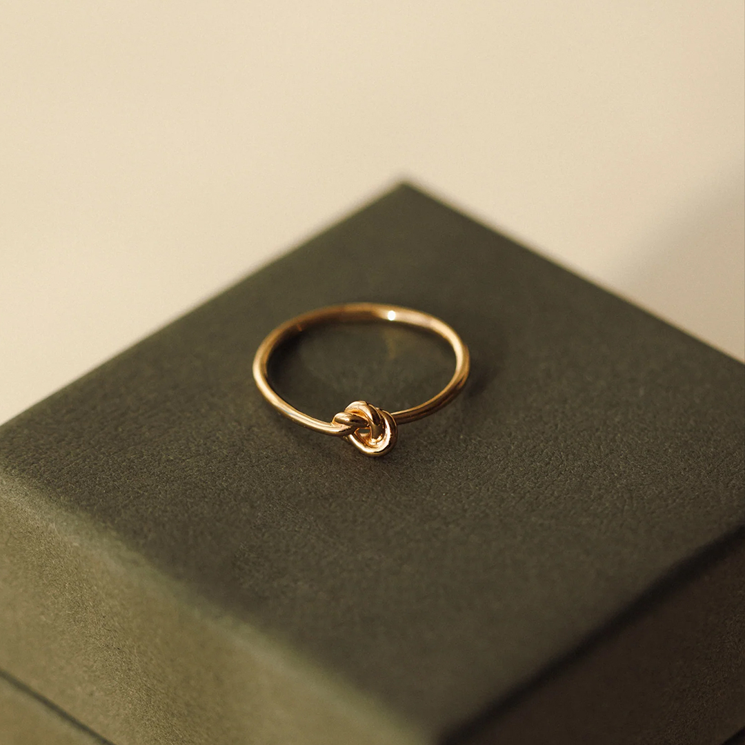 Mother & Daughter Eternal Bond Knot Ring