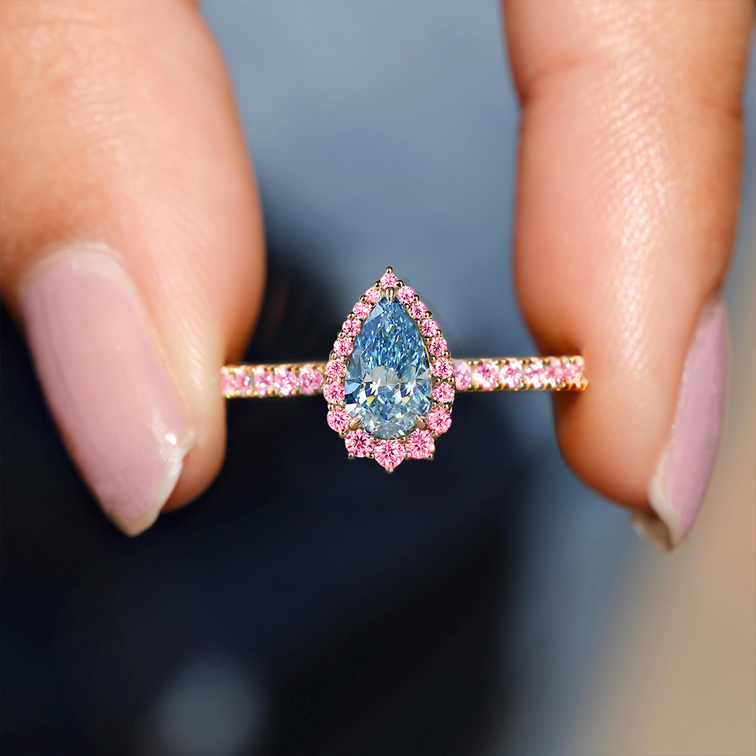 Carried With Love Teardrop Ring