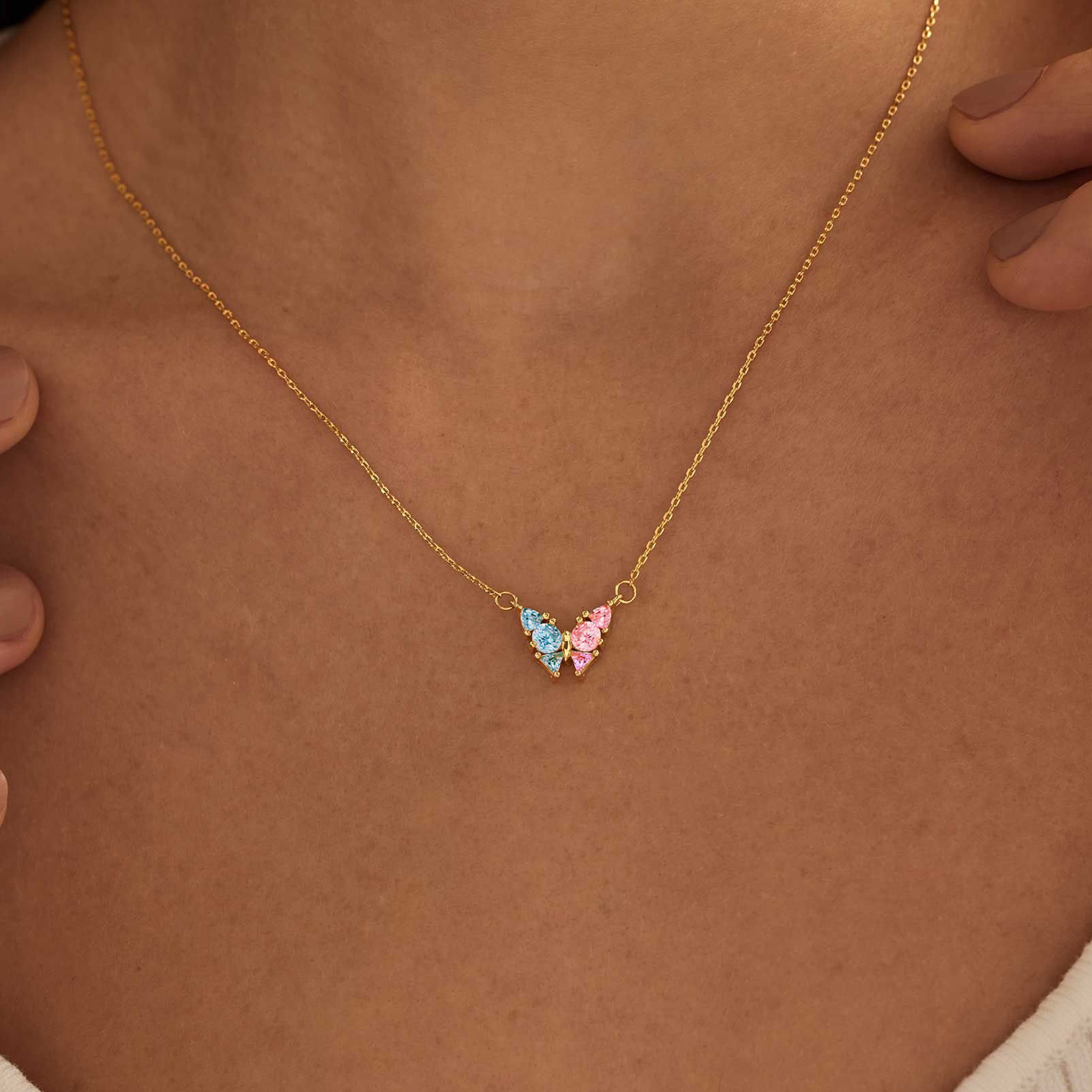 Mama Of An Angel Butterfly Daily Necklace