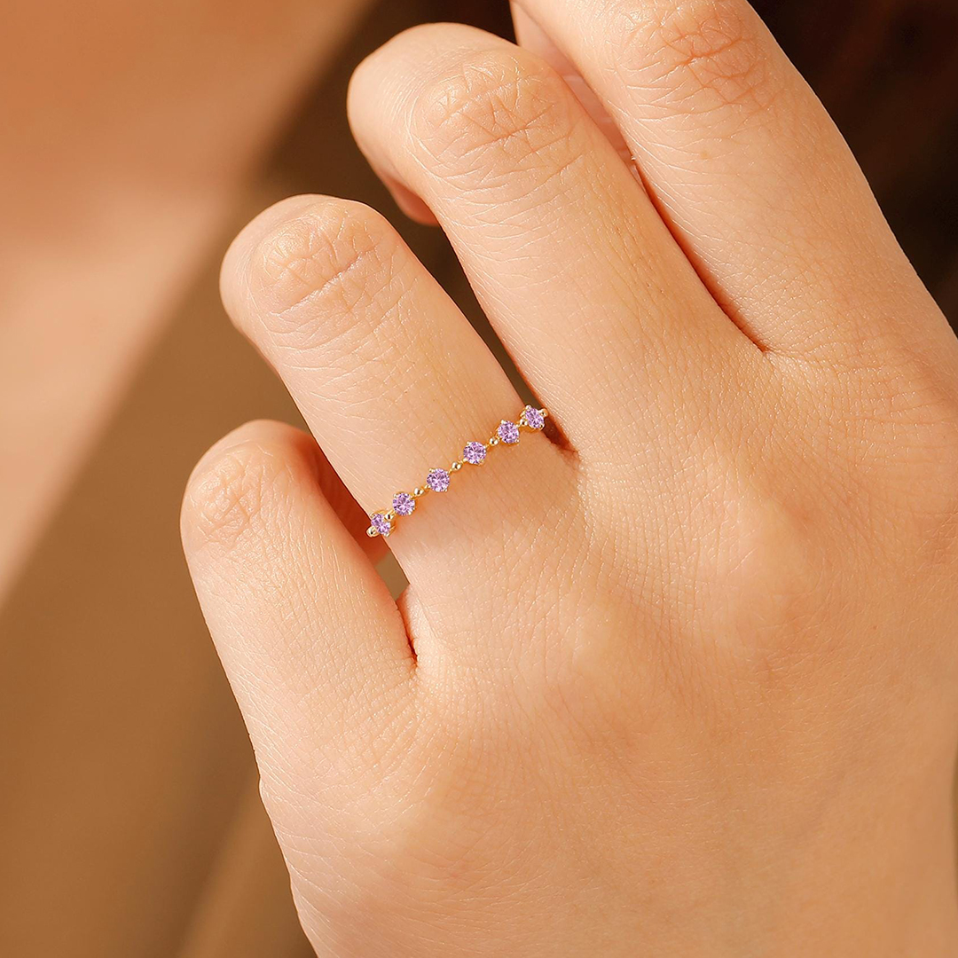 It's OK Unique Pink Sapphire Ring