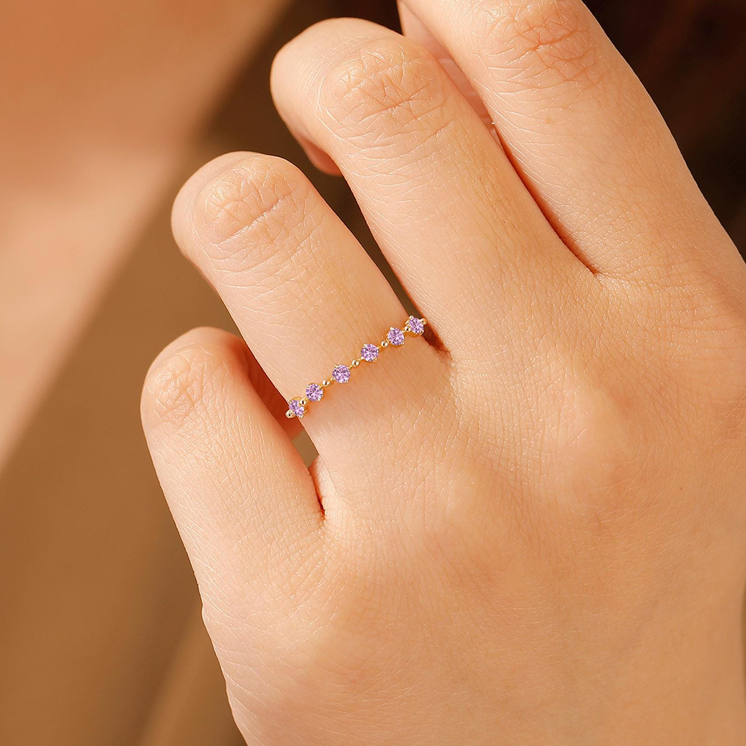 It's OK Unique Pink Sapphire Ring