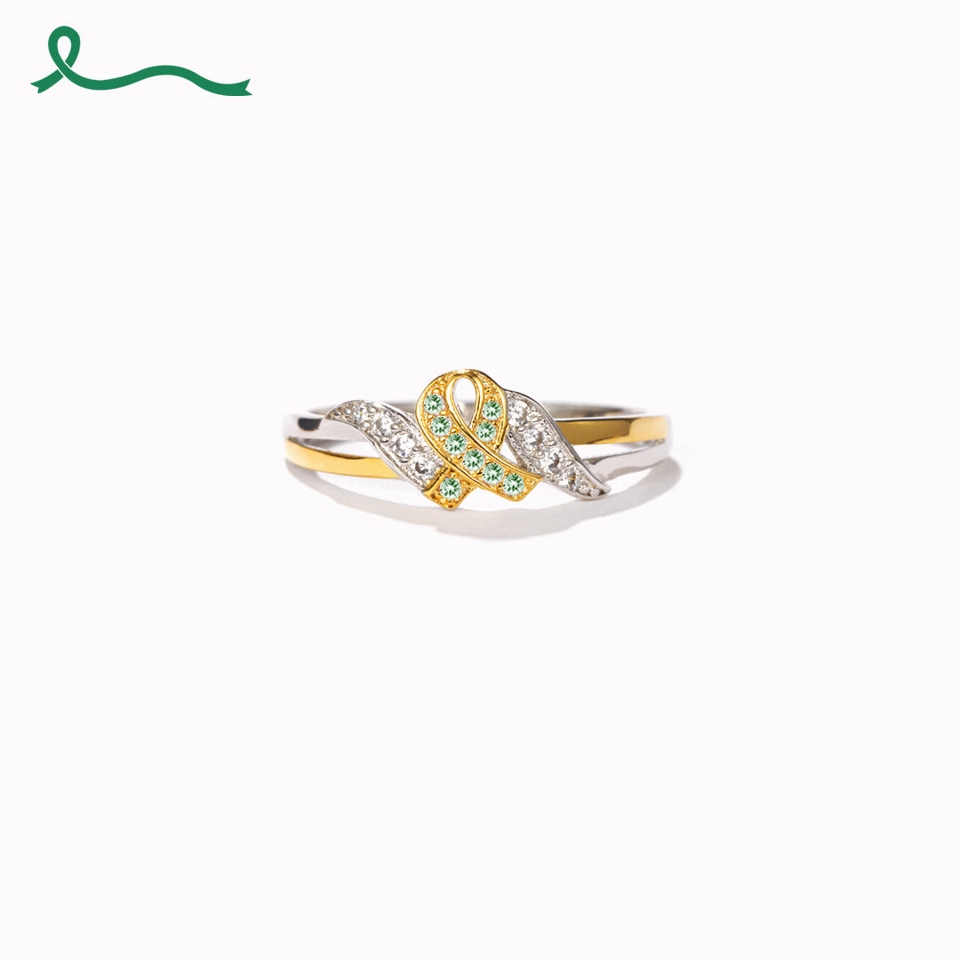 Never Give Up Hope To Defeat Cancer Ring