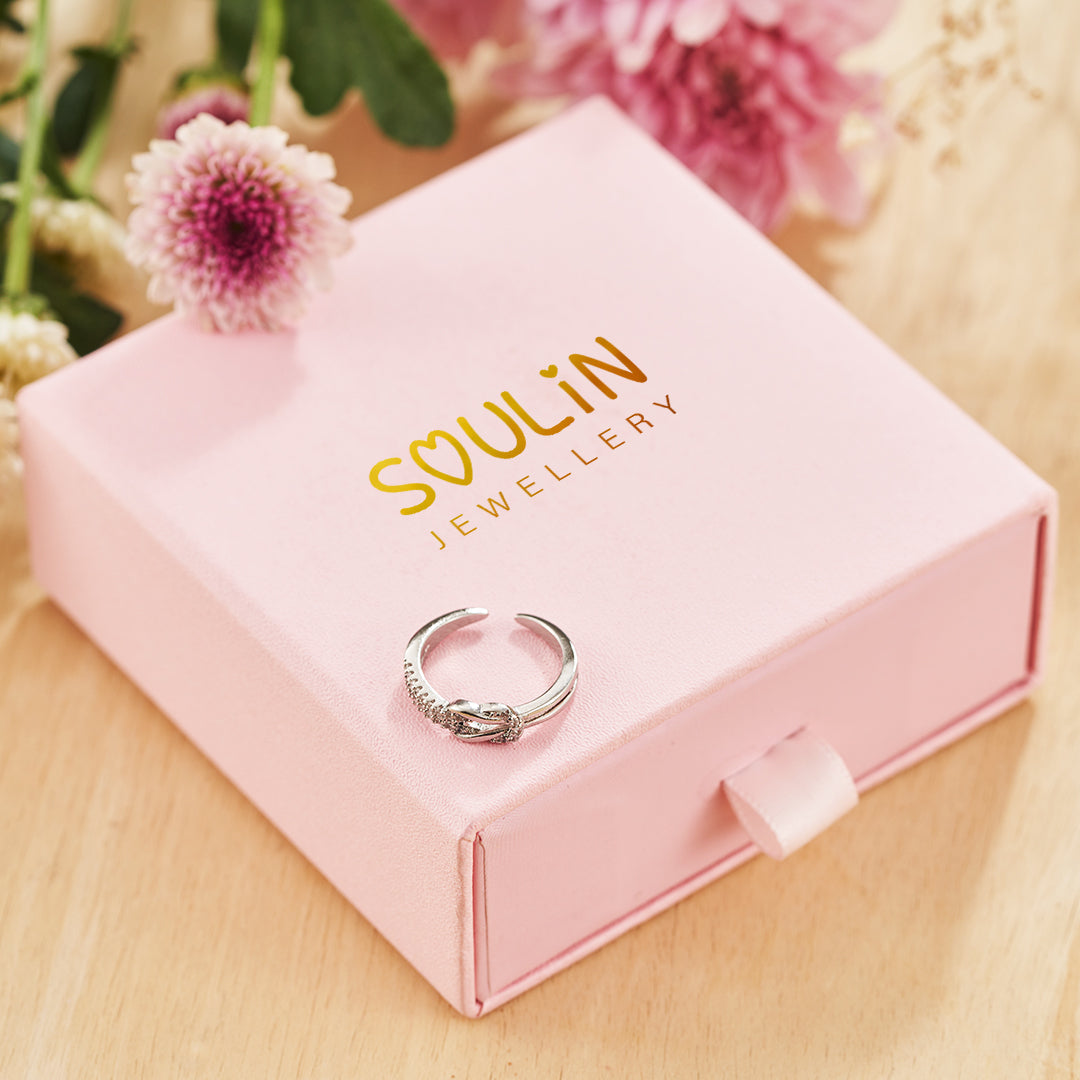 Celebrate Our Unbreakable Bond Today Knot Ring