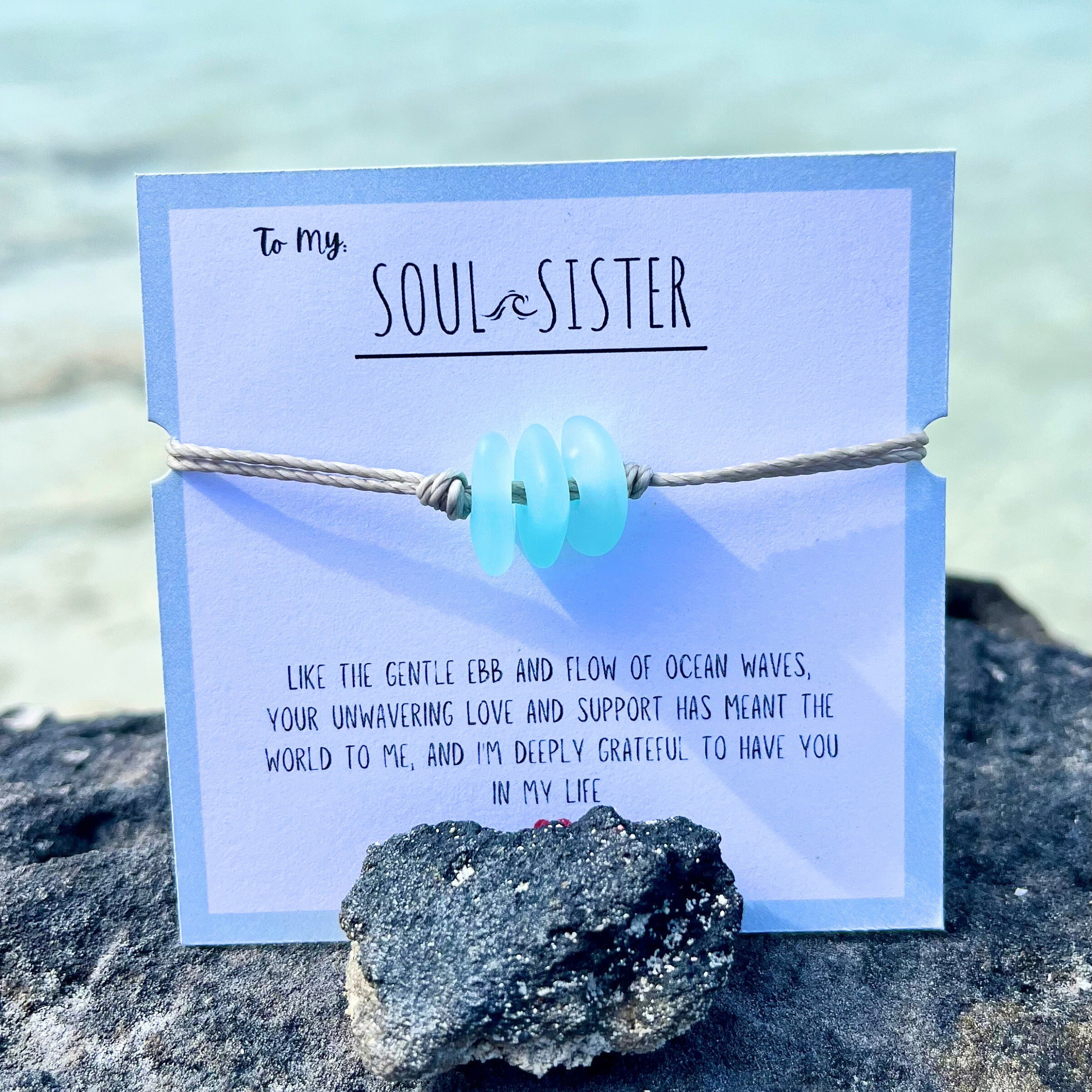 Soul Sister Sea Glass Bracelet