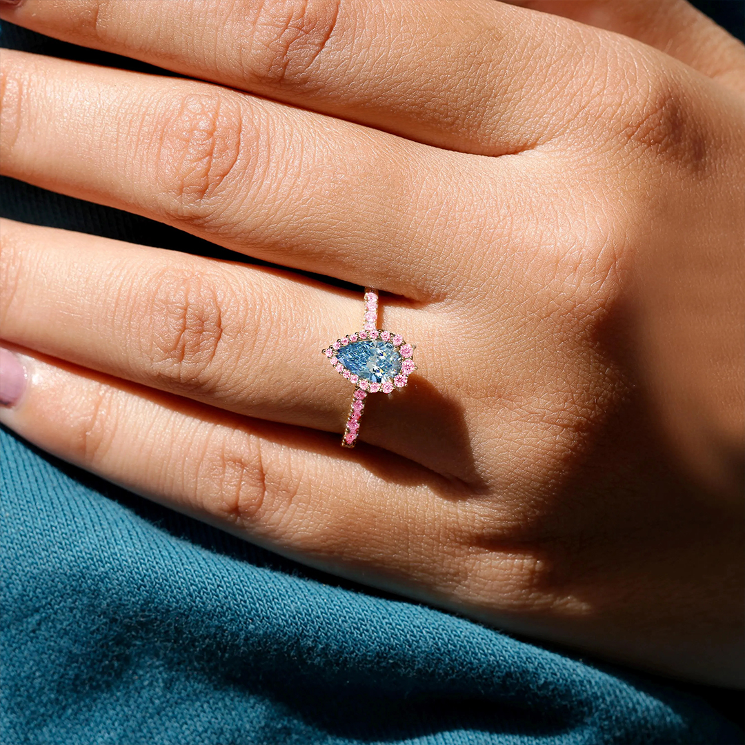 Carried With Love Teardrop Ring