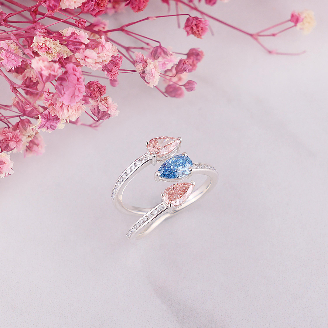 Eternal Embrace of an Angel Adjustable Ring