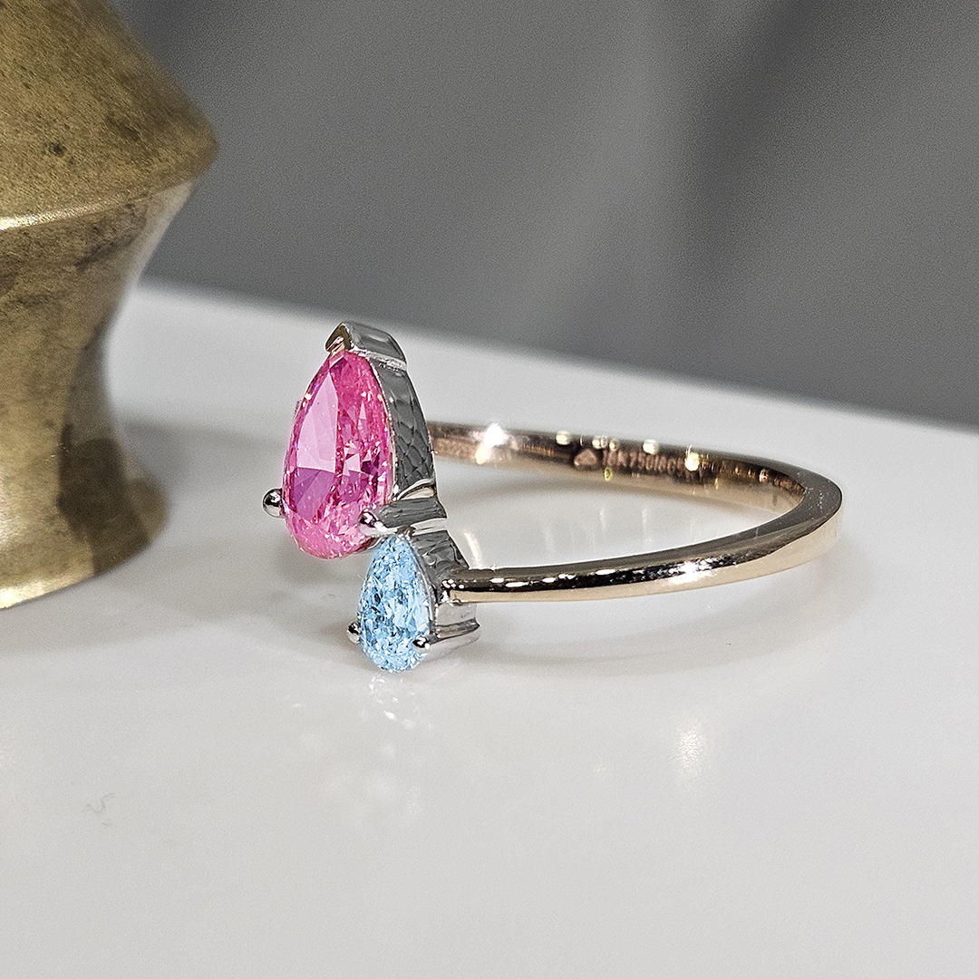 Guardian Angel Connection Adjustable Ring