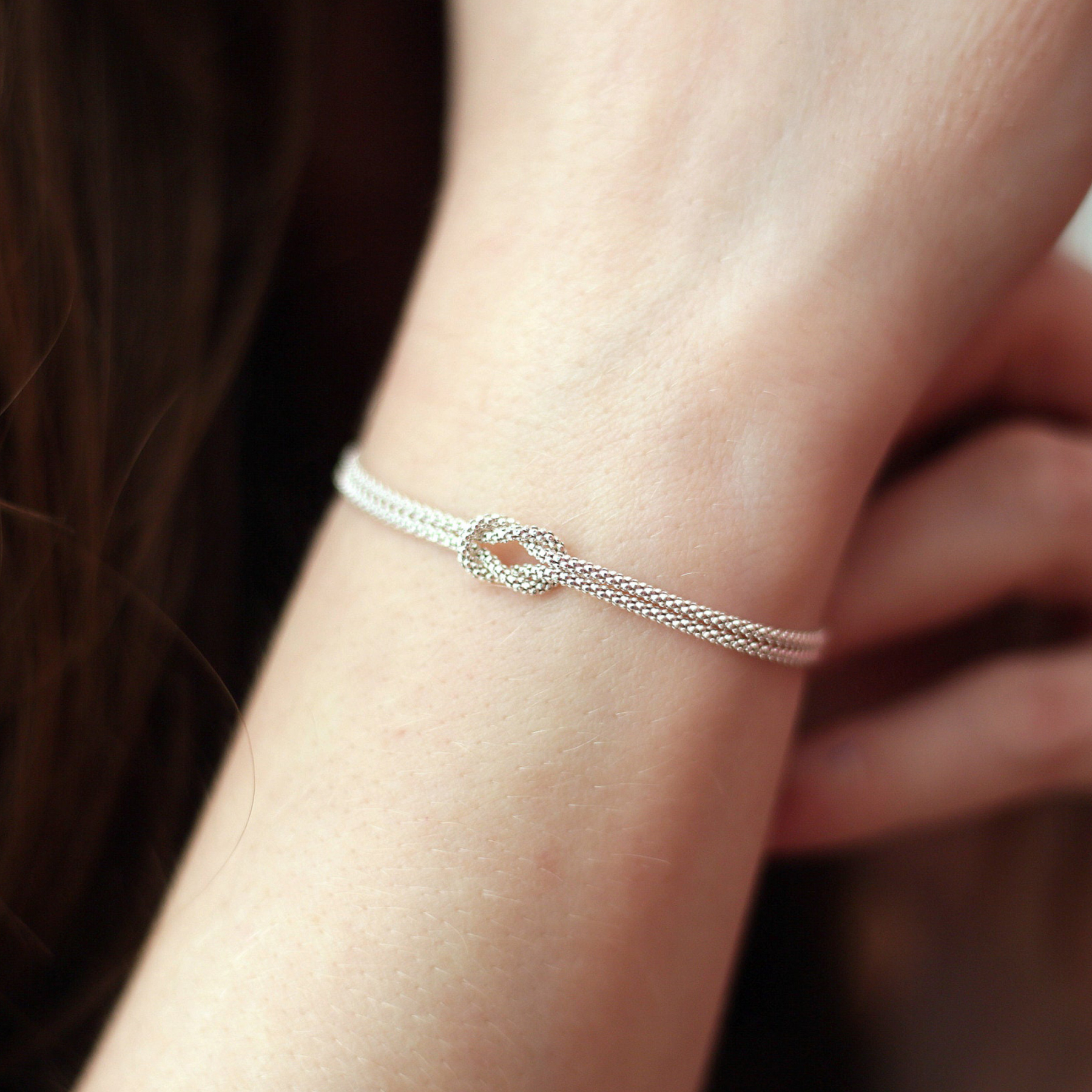 Love Knot For Mother&Daughter Bracelet