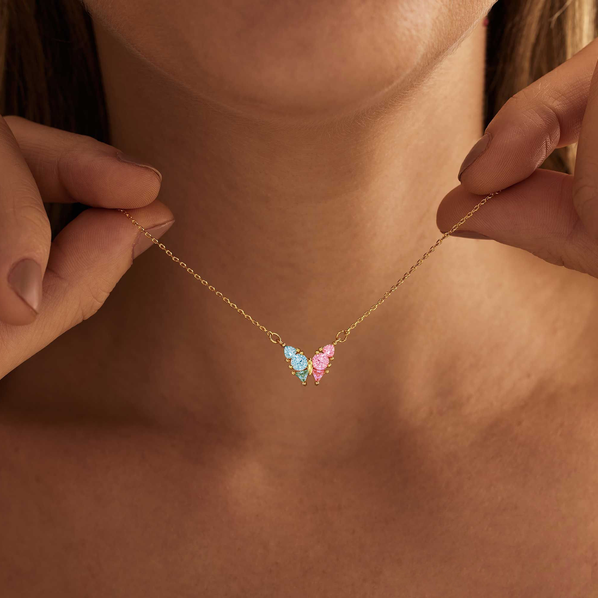 Mama Of An Angel Butterfly Daily Necklace
