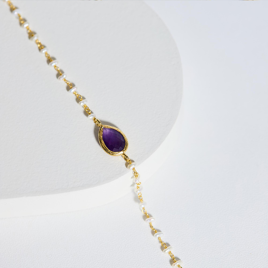 Let Tears Out Self Love Birthstone Bracelet
