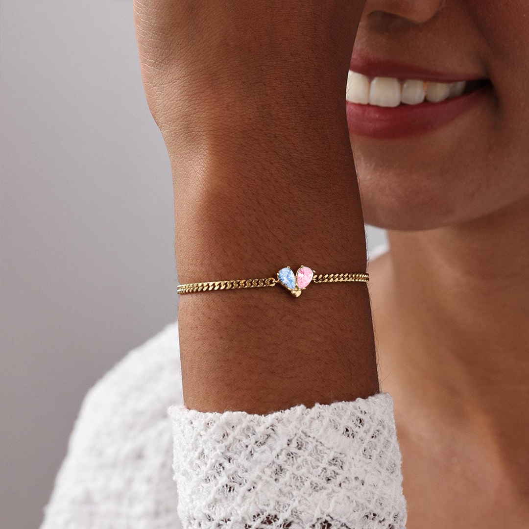 Mama of an Angel Memorial Gemstone Bracelet