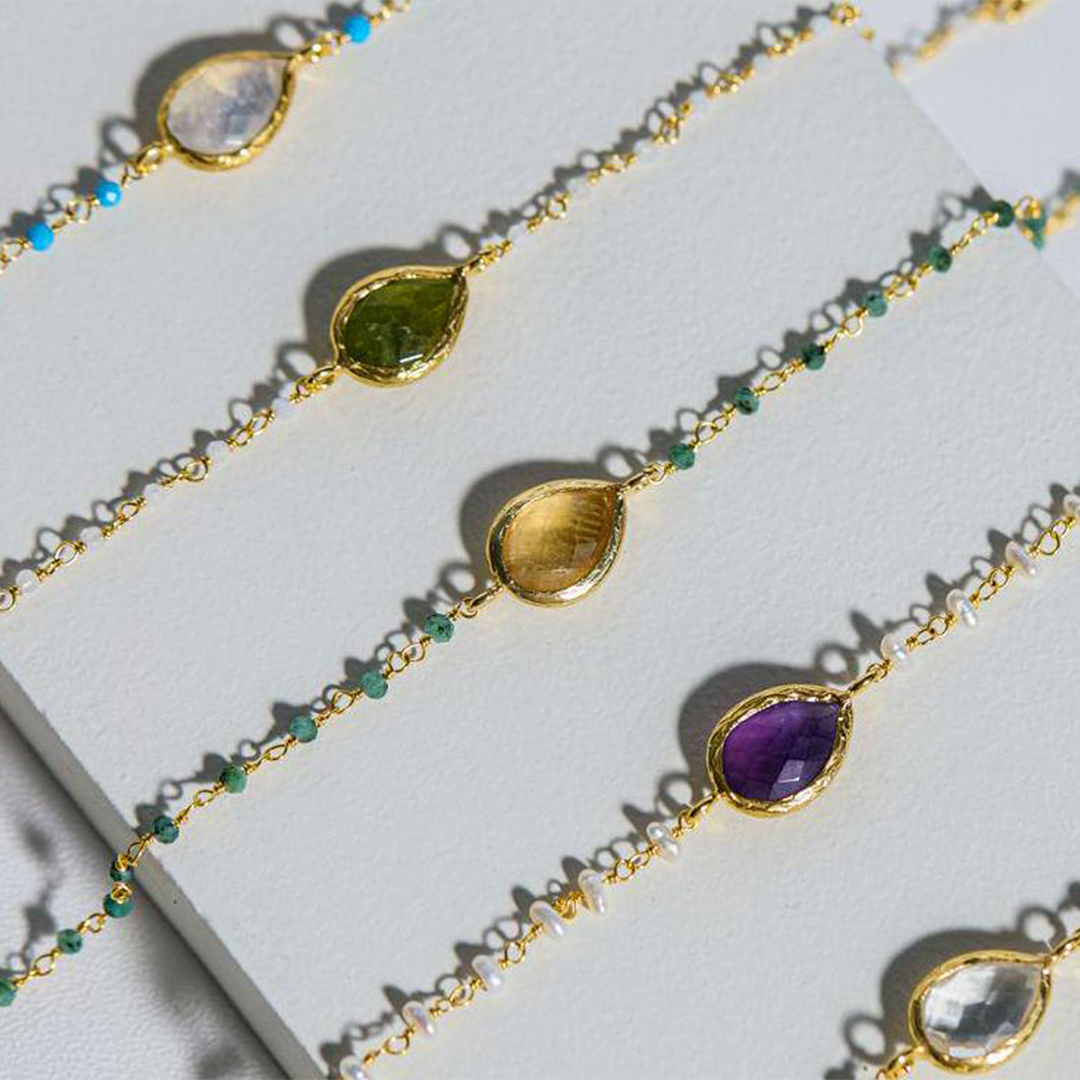 Let Tears Out Self Love Birthstone Bracelet