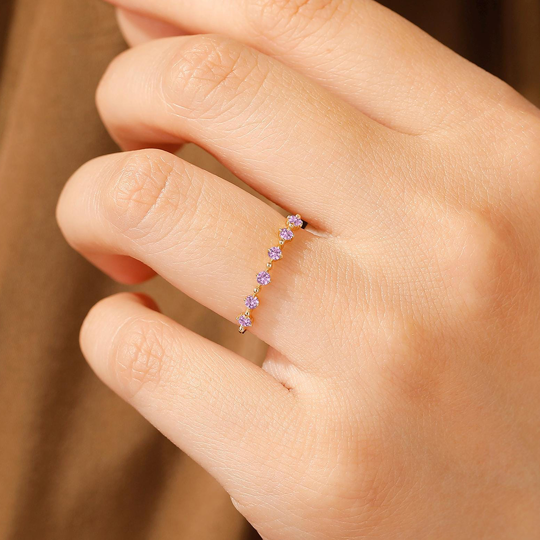 It's OK Unique Pink Sapphire Ring