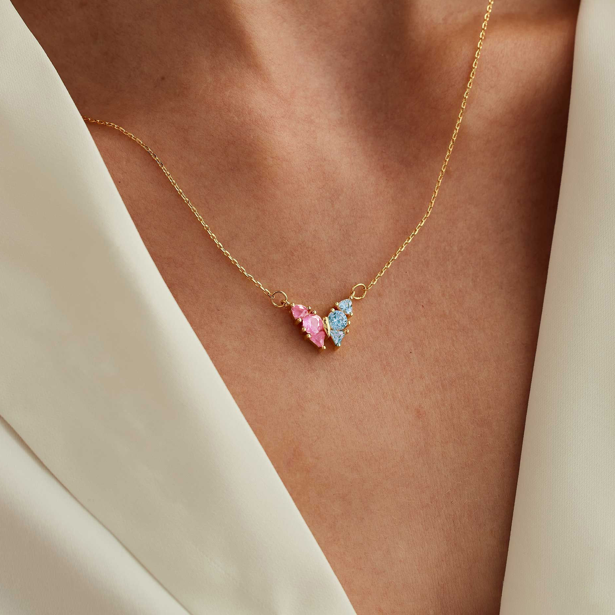 Mama Of An Angel Butterfly Daily Necklace