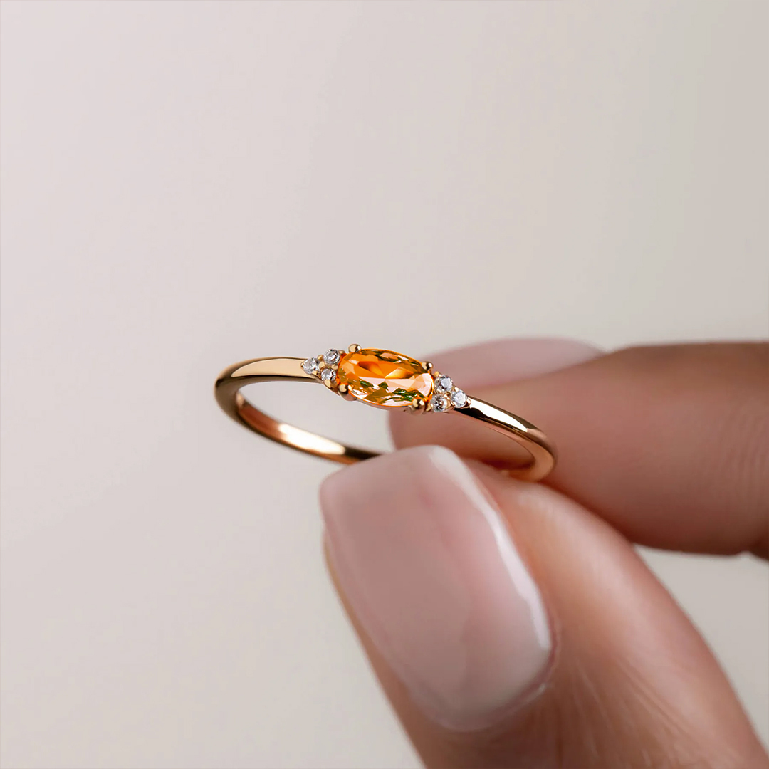 Multiple Sclerosis Minimal Oval Cut Ring