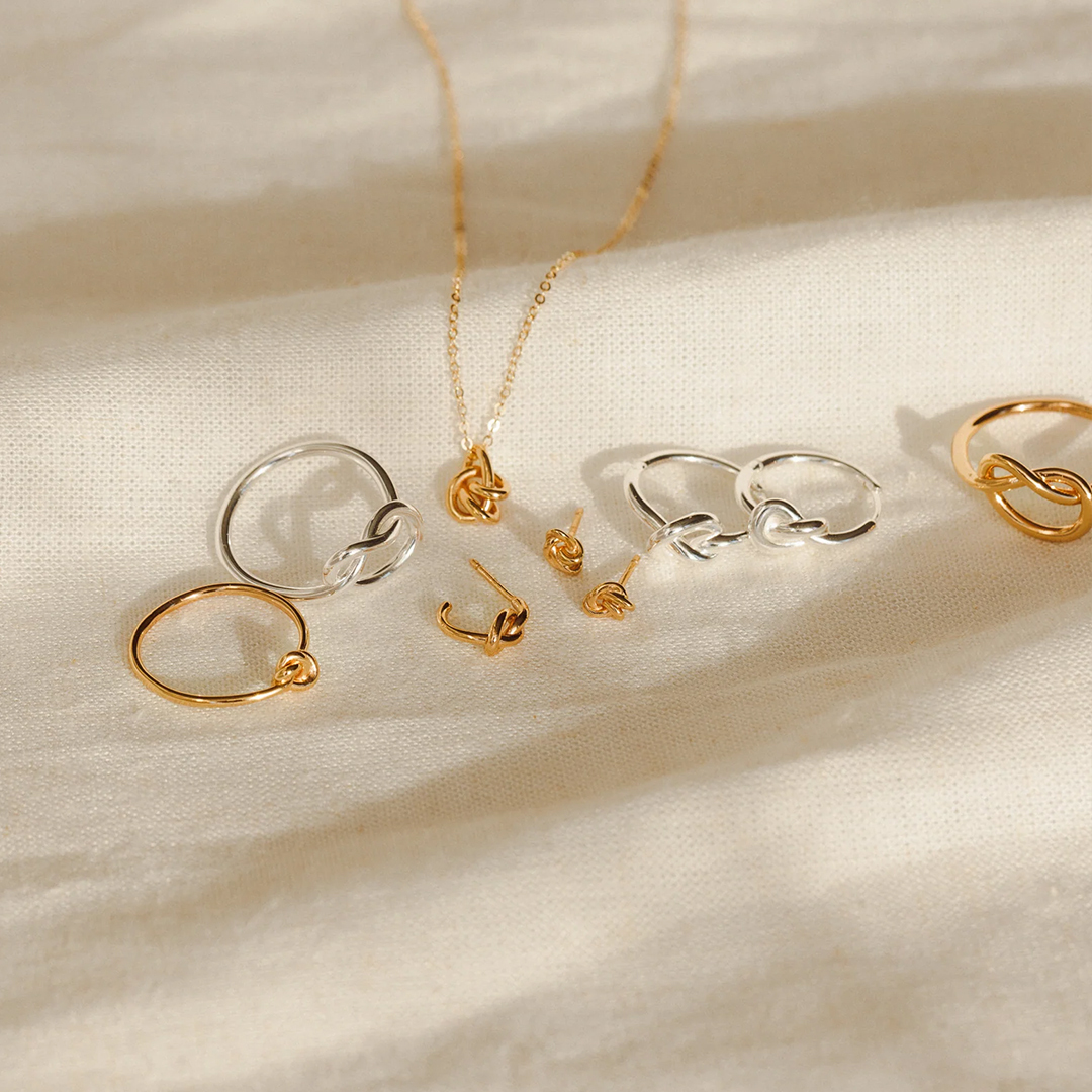 Mother & Daughter Eternal Bond Knot Ring