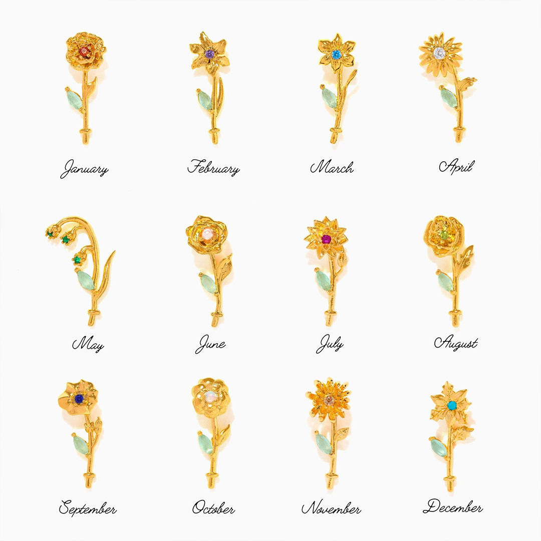 DIY Birth Flowers Charms