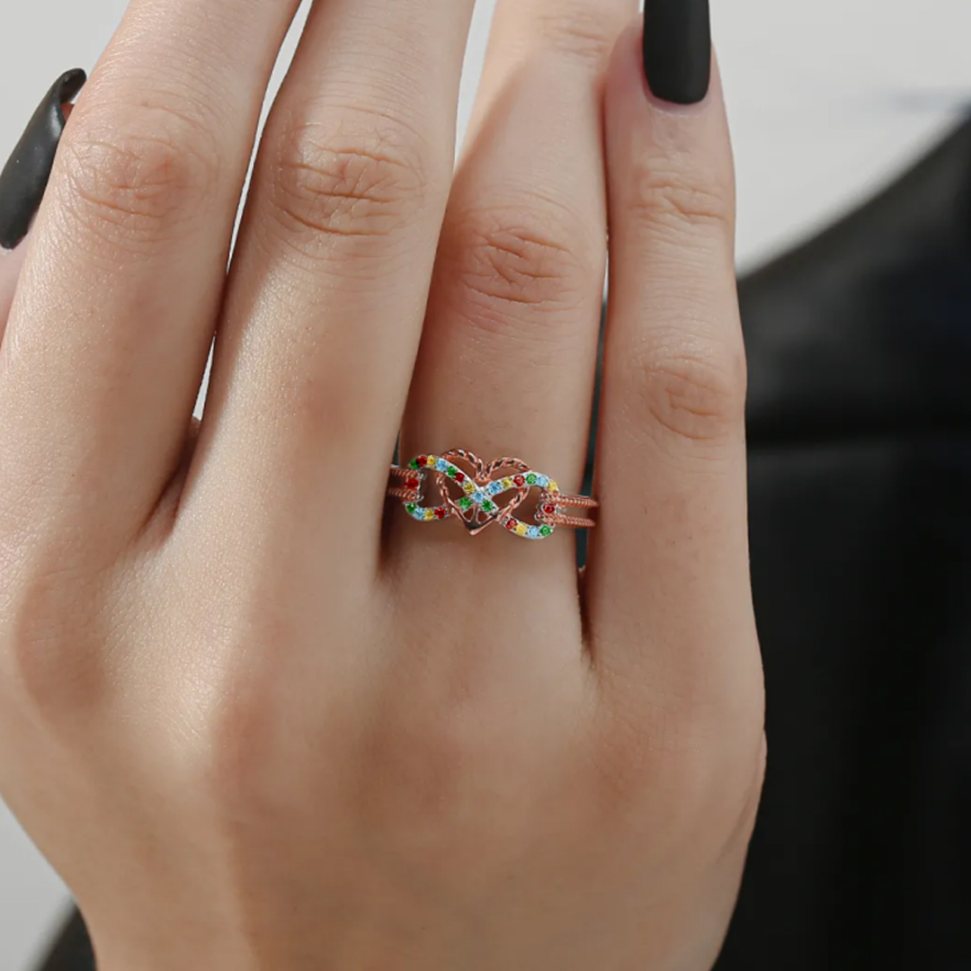 Strength in Every Star.Infinity Anchor Promise Ring