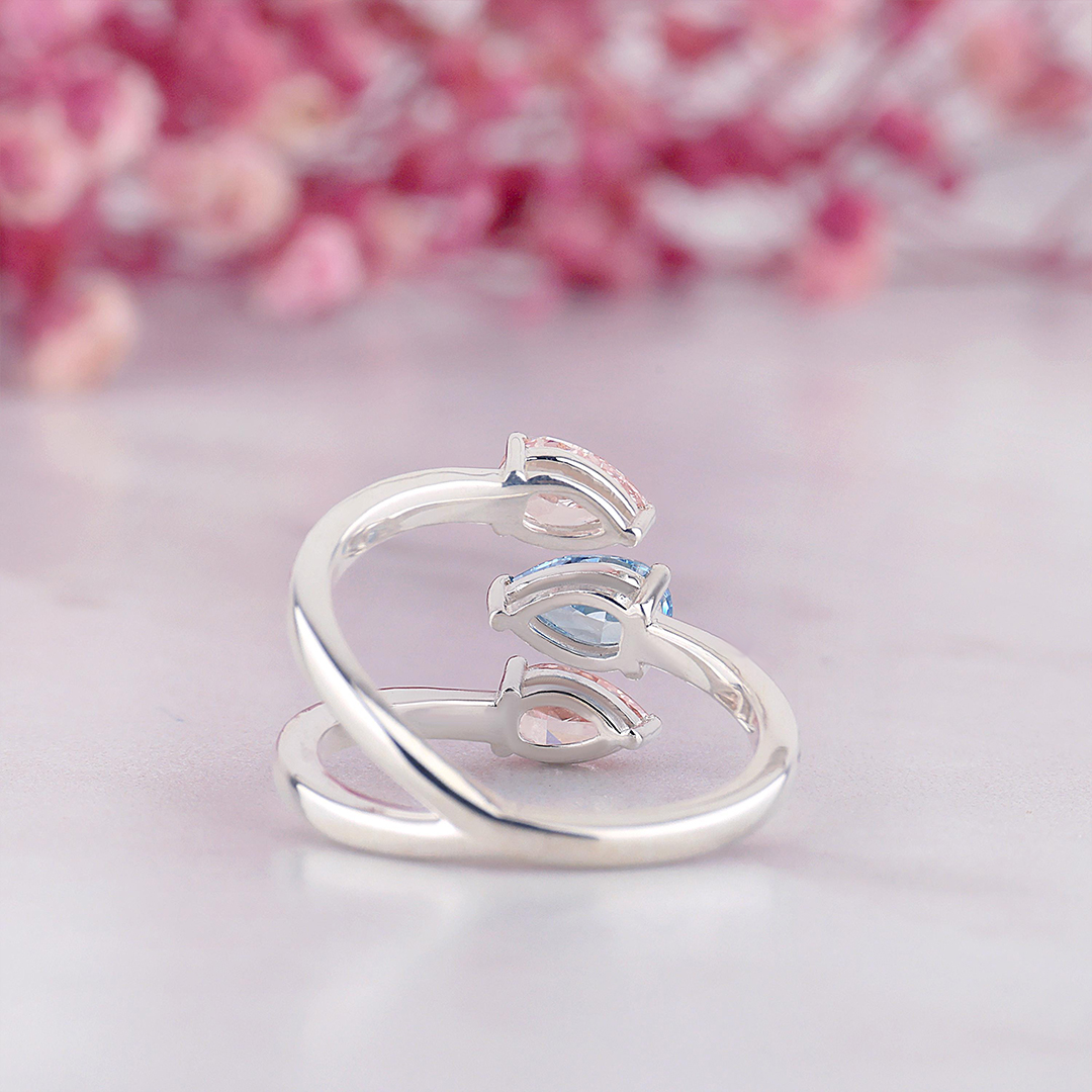 Eternal Embrace of an Angel Adjustable Ring
