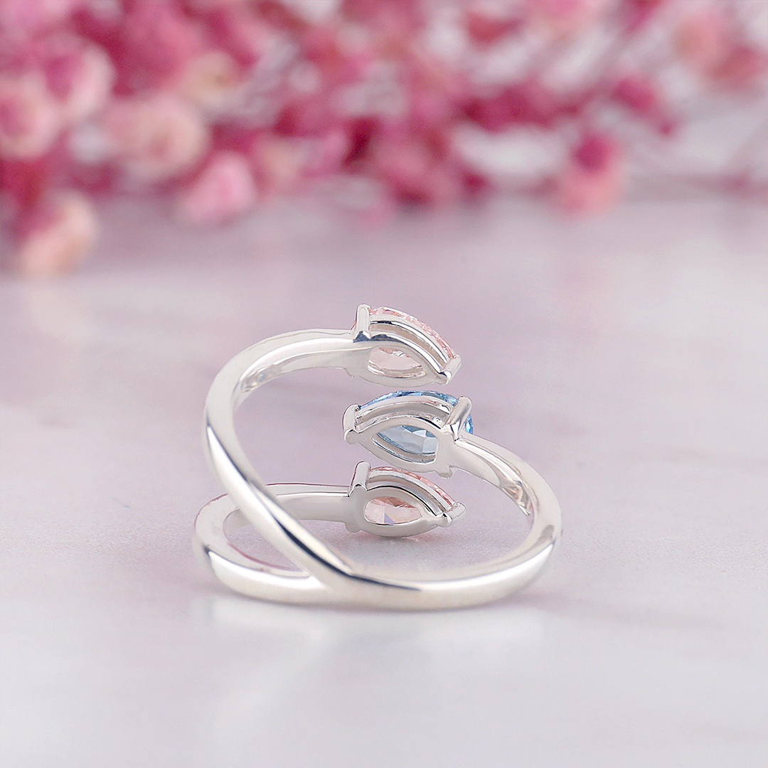 Eternal Embrace of an Angel Adjustable Ring