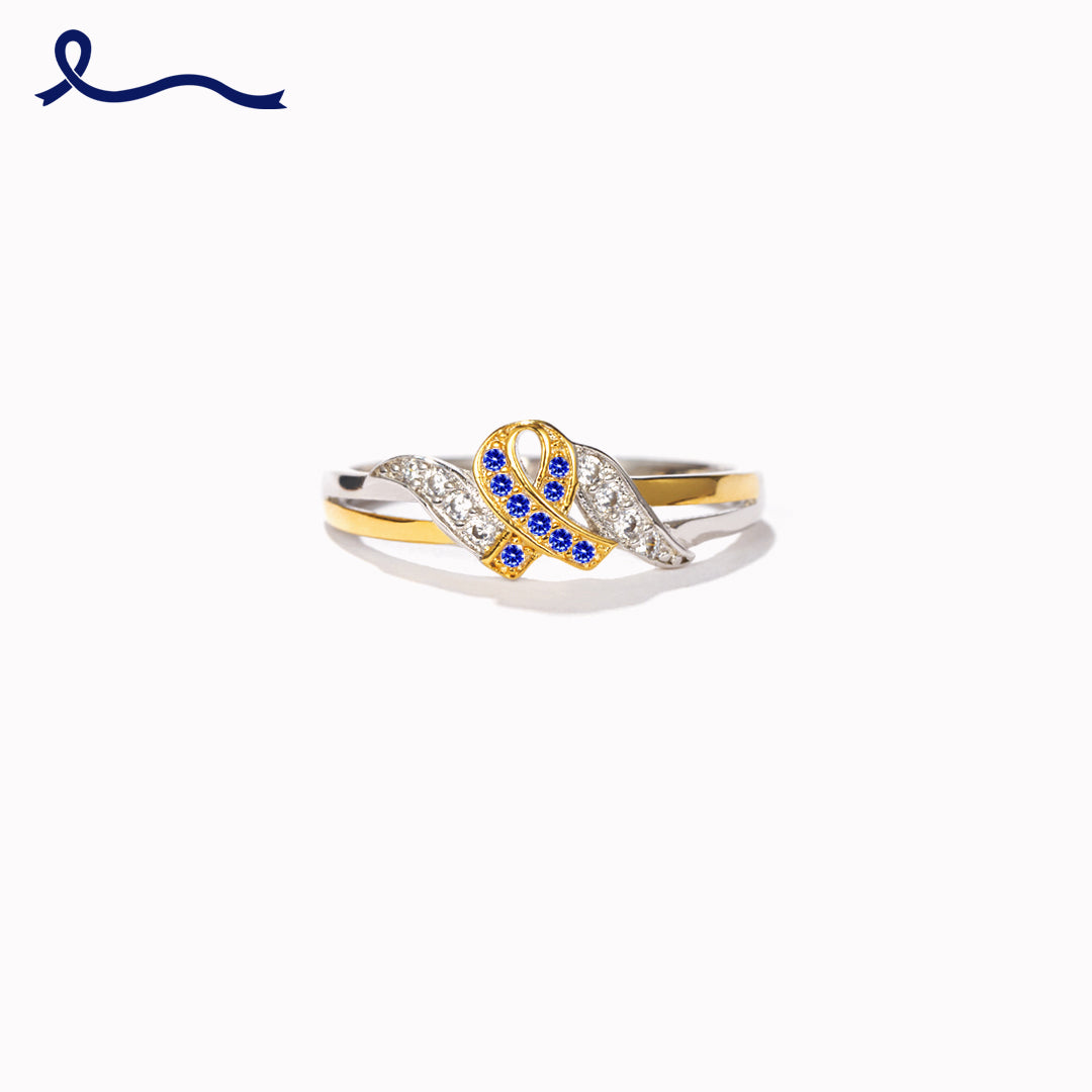 Never Give Up Hope To Defeat Cancer Ring
