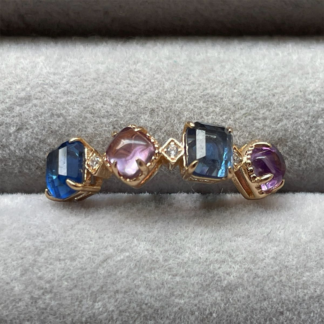 2-5 Family Birthstone Gift For Mom Ring