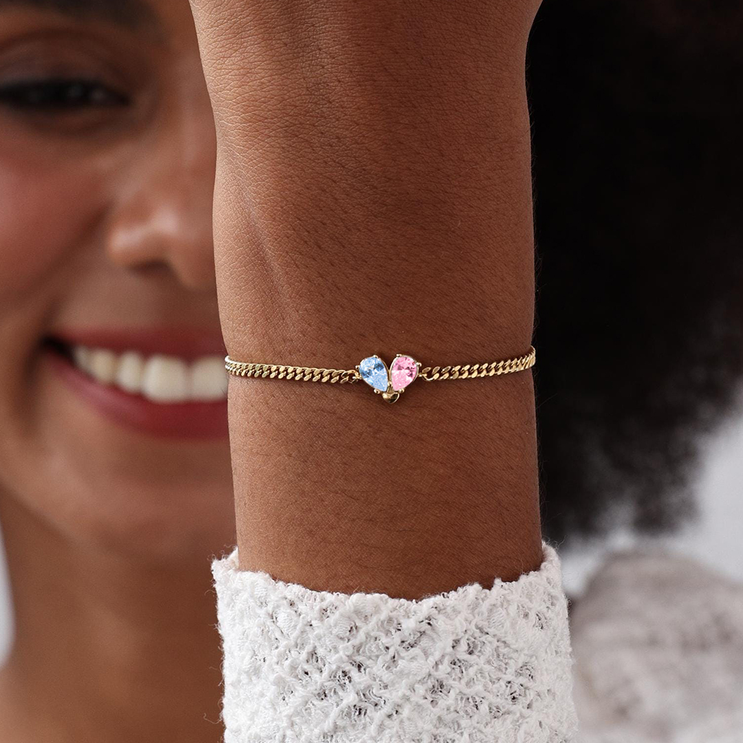 Mama of an Angel Memorial Gemstone Bracelet