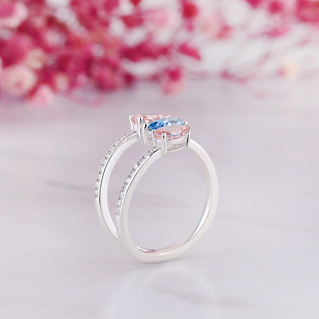 Eternal Embrace of an Angel Adjustable Ring