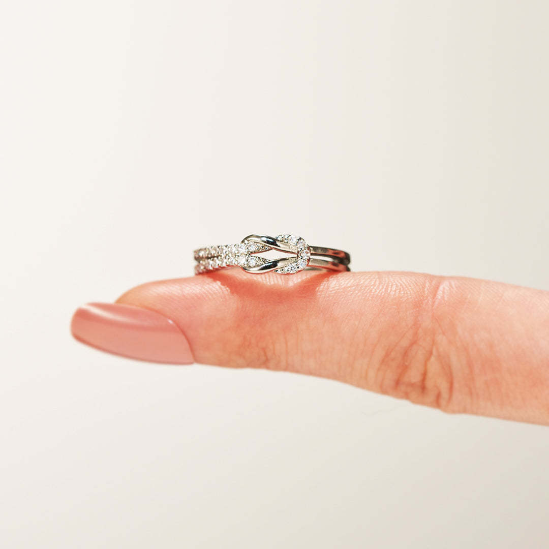 Celebrate Our Unbreakable Bond Today Knot Ring