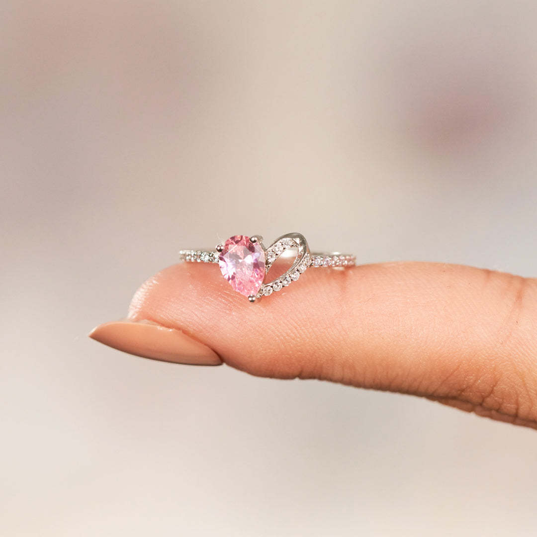 Angels From Above Pink Ring
