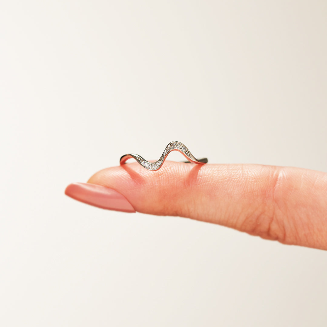 Matching Mother&Daughter Wave Rings