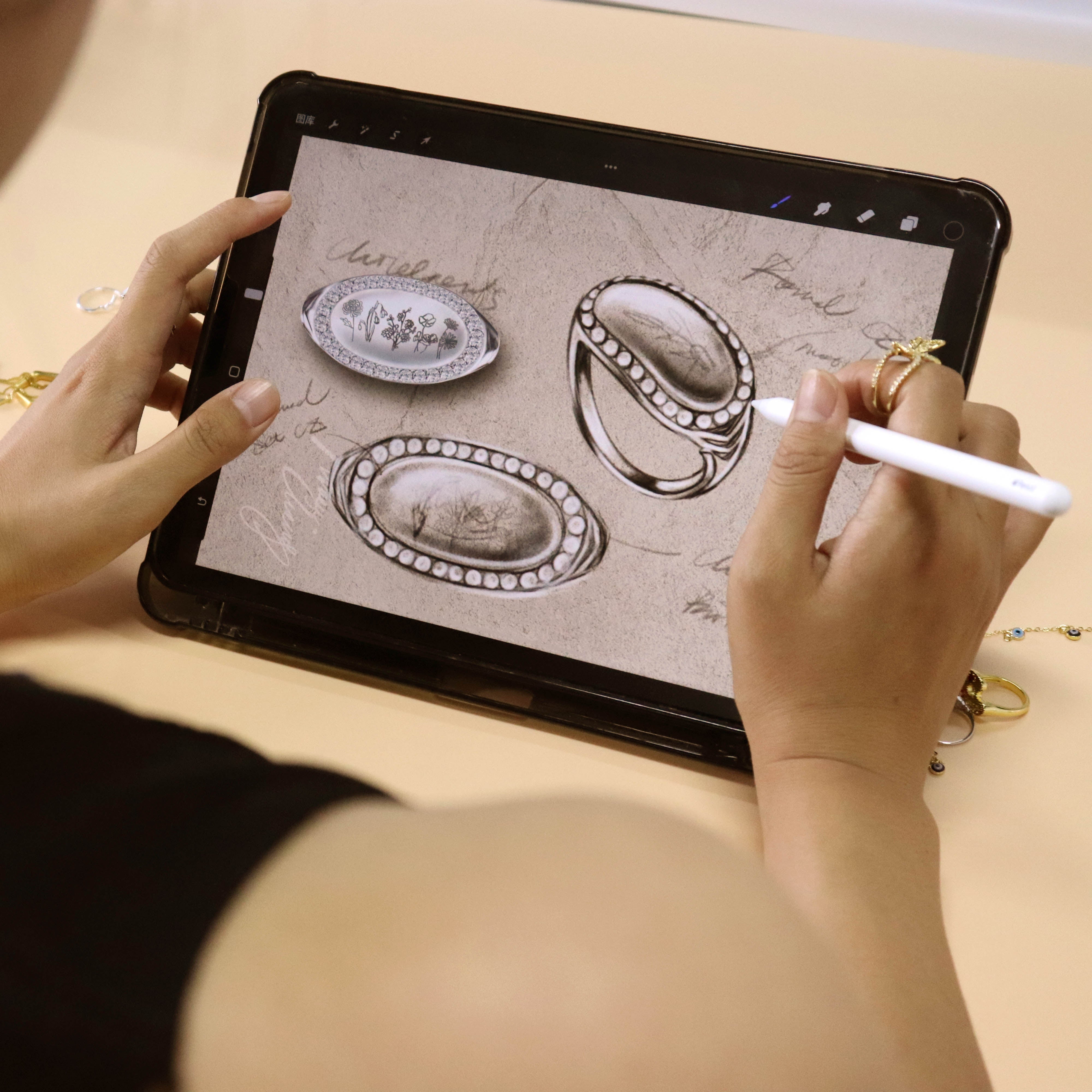 Keep Loved One Close Birth Month Flower Ring