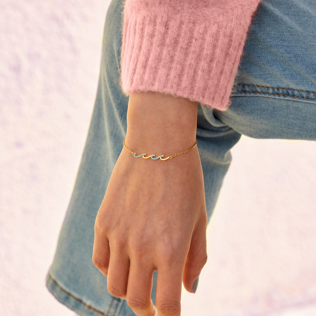 Matching Friendship Wave Bracelets