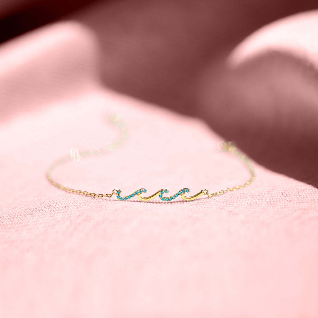 Matching Friendship Wave Bracelets