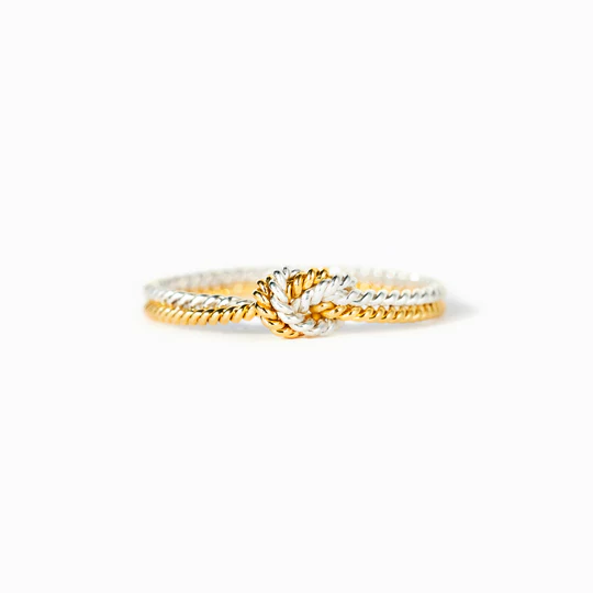 Matching Mother&Daughter Twist Knot Rings