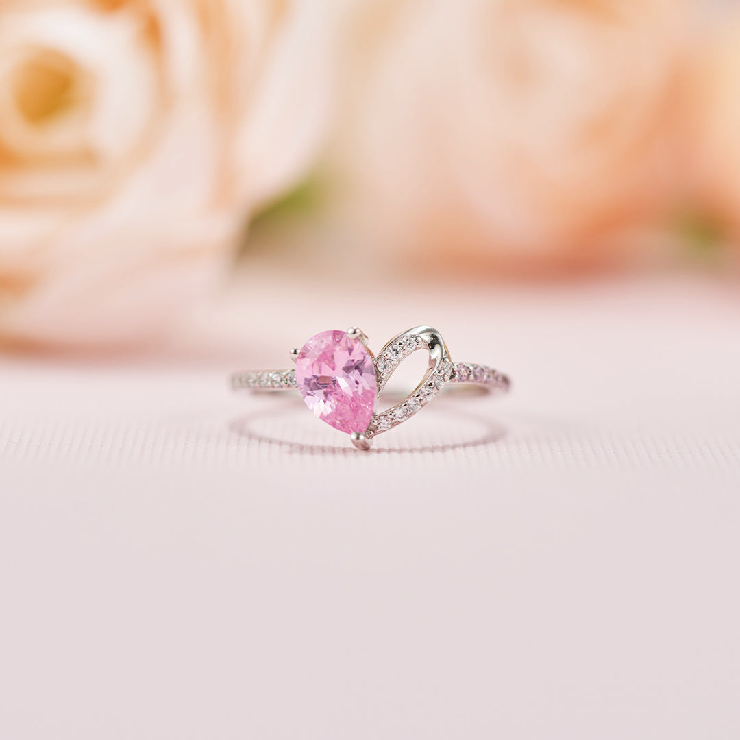 Angels From Above Pink Ring