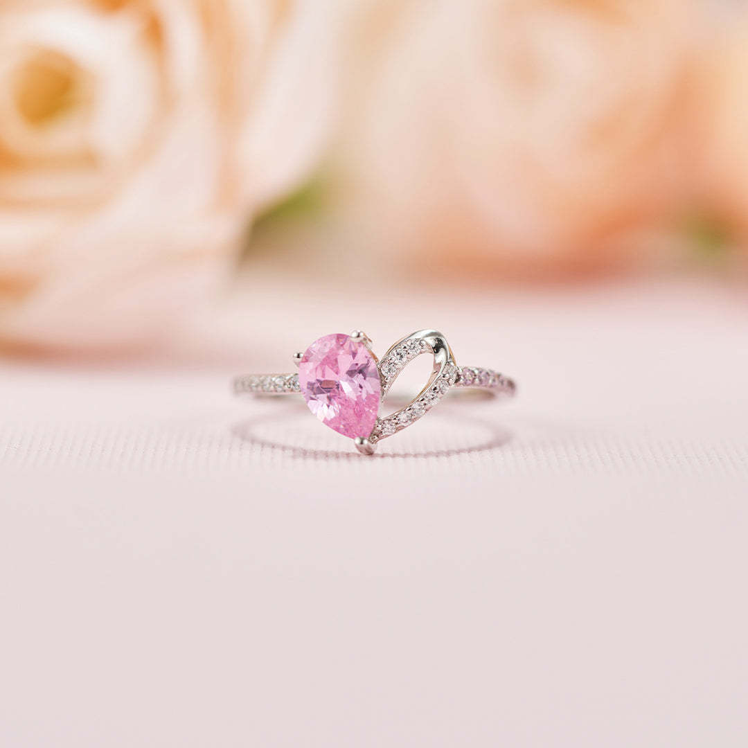 Angels From Above Pink Ring