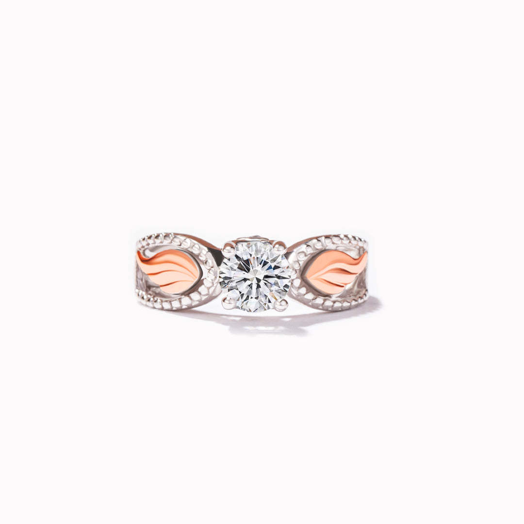 Until I Can Hold You In Heaven Elegant Circle Wings Memorial Ring