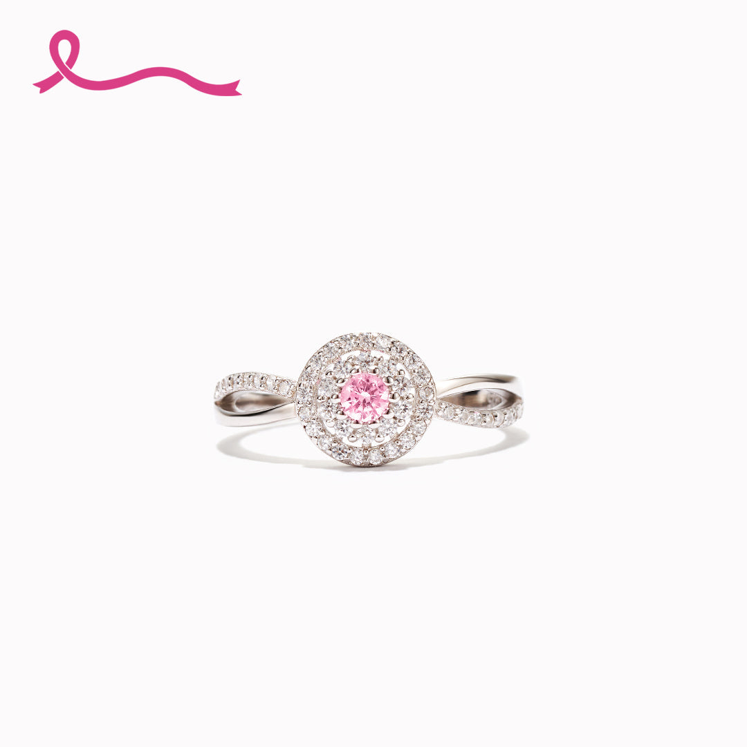 S925 Raise Confidence I Am Enough Circle Ring