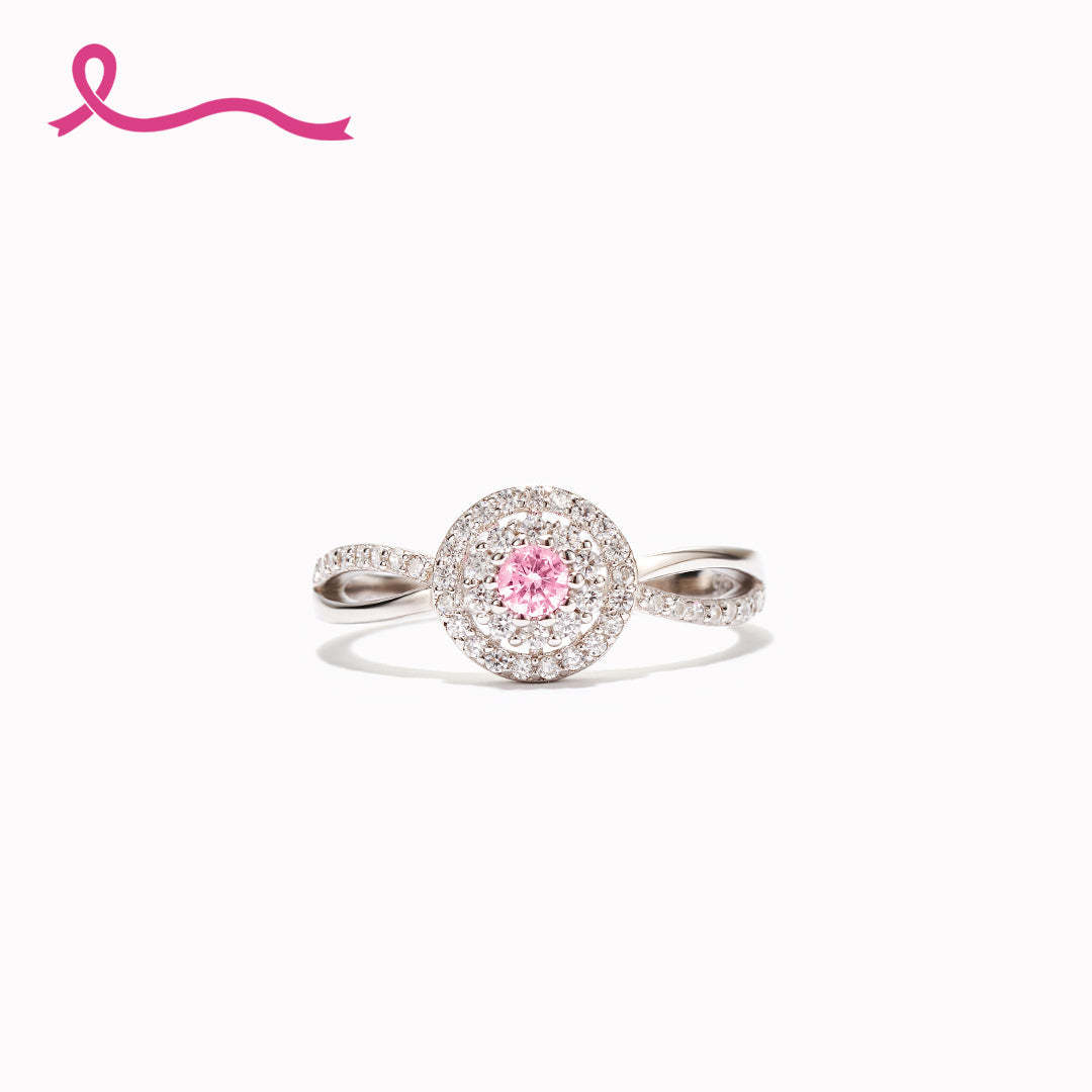 S925 Raise Confidence I Am Enough Circle Ring