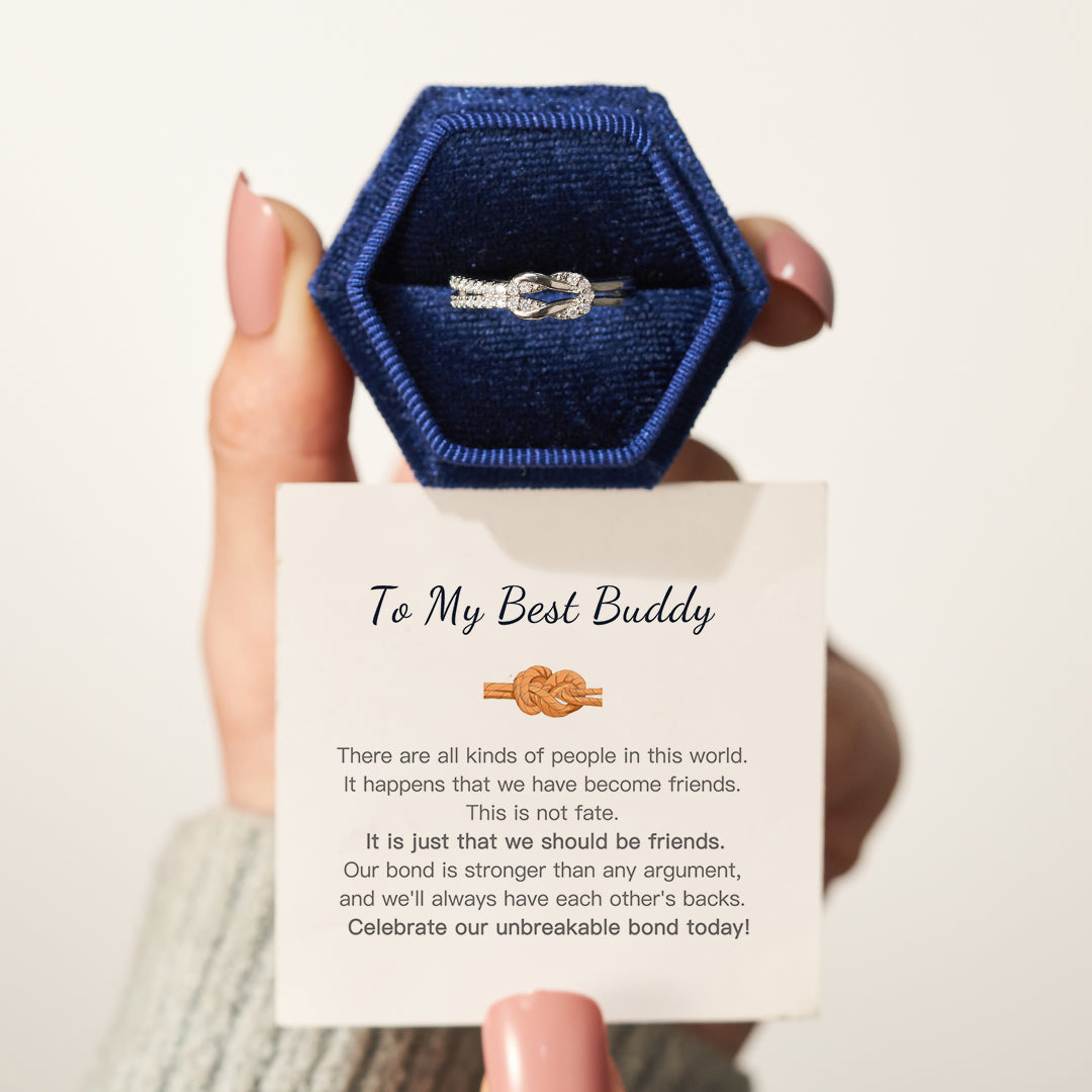 Celebrate Our Unbreakable Bond Today Knot Ring