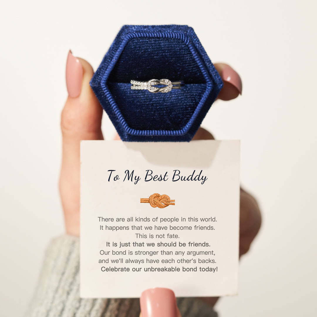 Celebrate Our Unbreakable Bond Today Knot Ring