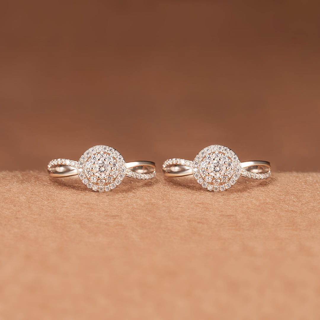 Matching Aunt&Niece Bond Circle Rings