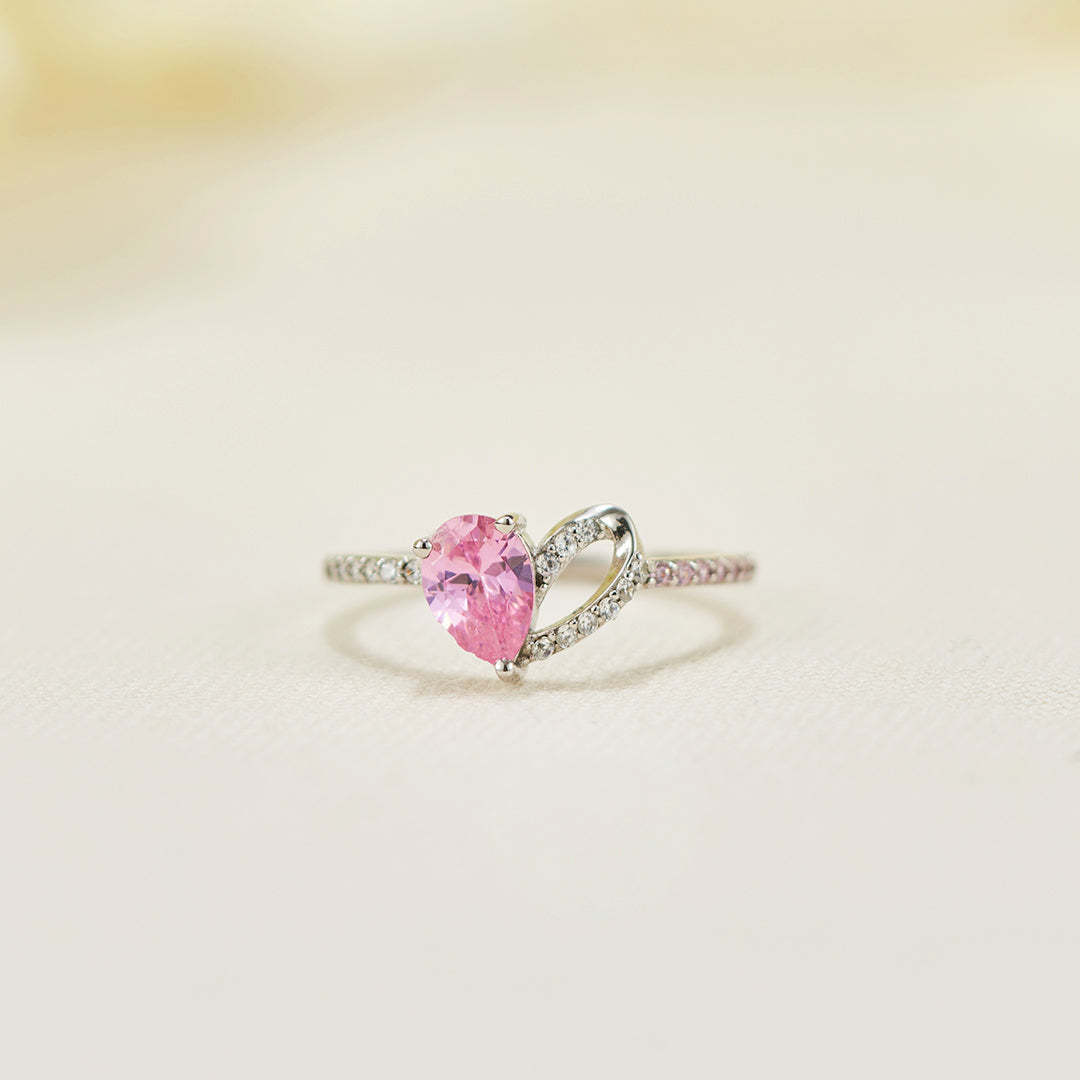 Angels From Above Pink Ring