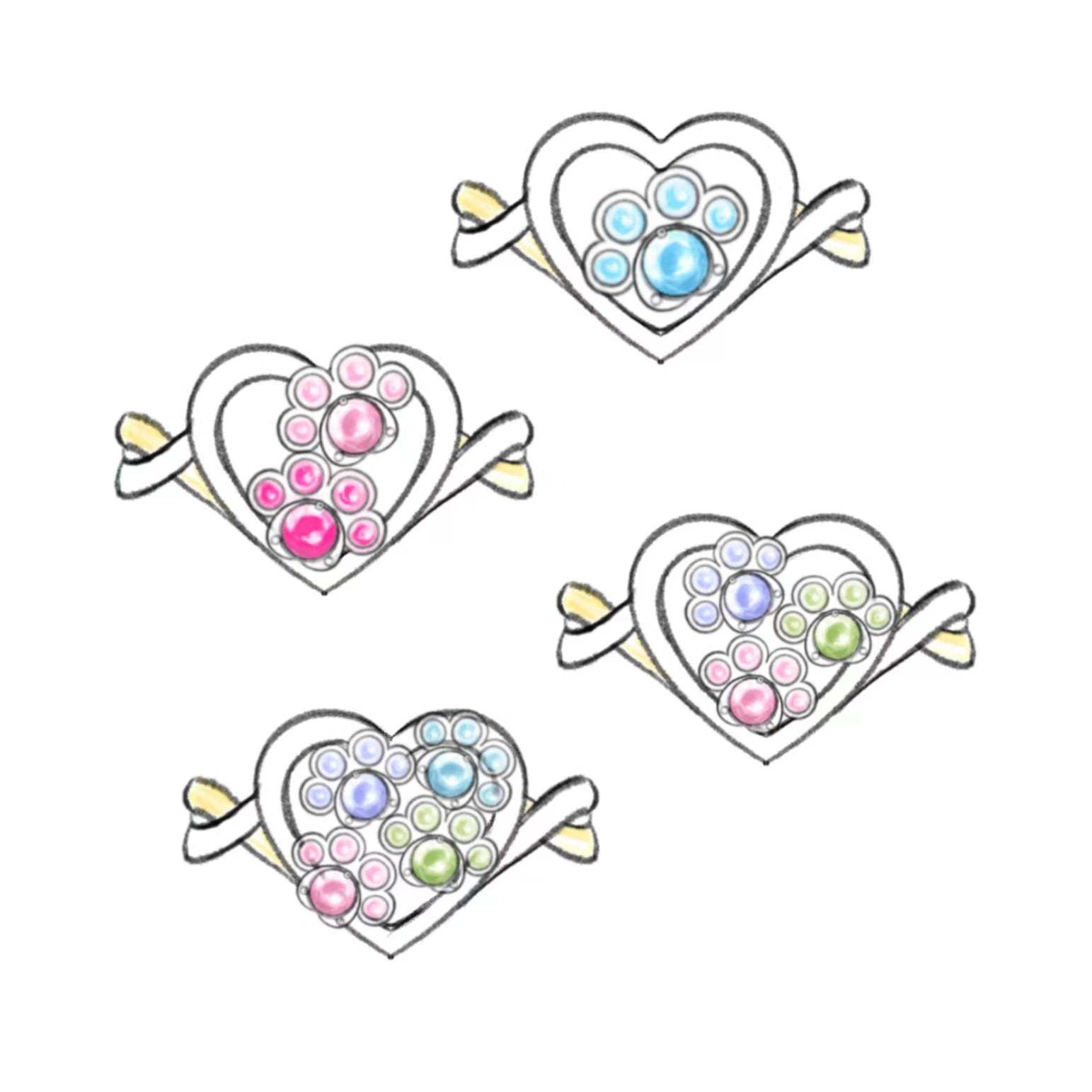 Personalized 1-4  Paw Birthstone Furry Mom Ring